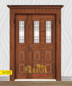 درب اتاقی برجسته گردویی آلتین مدل 033