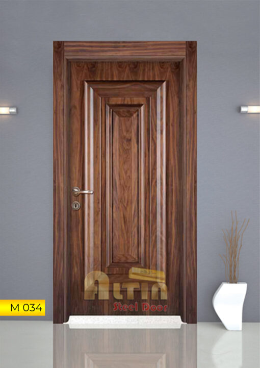 درب اتاقی برجسته گردویی آلتین مدل 034