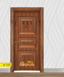 درب اتاقی برجسته گردویی آلتین مدل 035