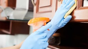 نظافت و مراقبت از درب با روش های مختلف