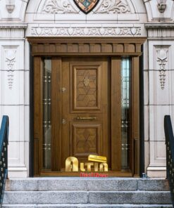 درب لابی آلتین مدل 6005 رنگ گردو