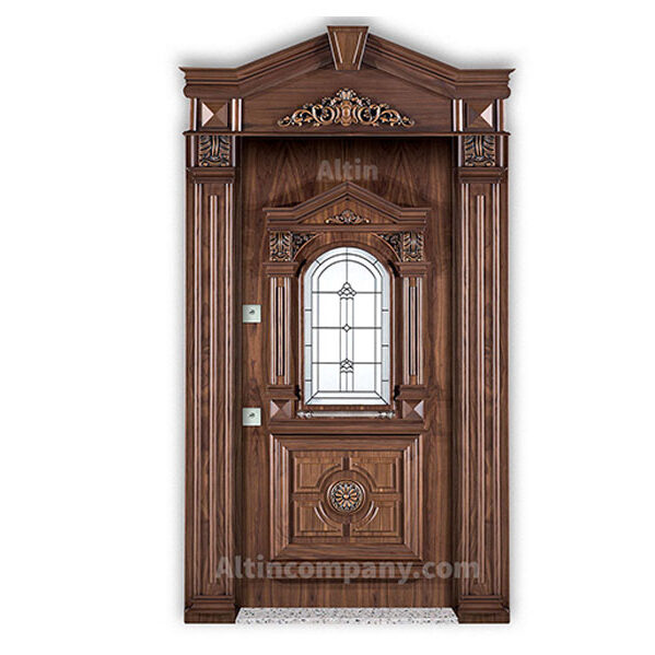 درب ضد سرقت برجسته گردویی آلتین درب