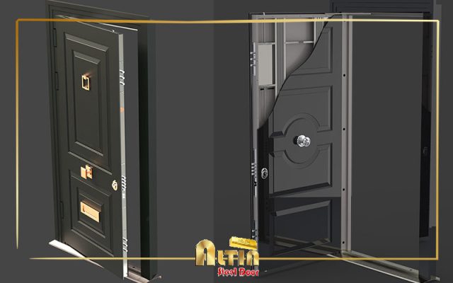 تفاوت درب ضد سرقت با روکش MDF و روکش فلزی