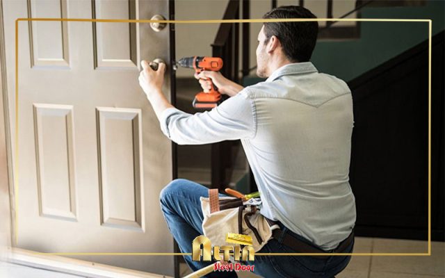 مراحل نصب صحیح درب ضد سرقت به زبان ساده