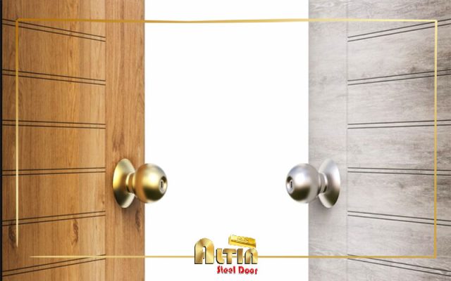 تفاوت درب ضد سرقت فلزی و درب چوبی